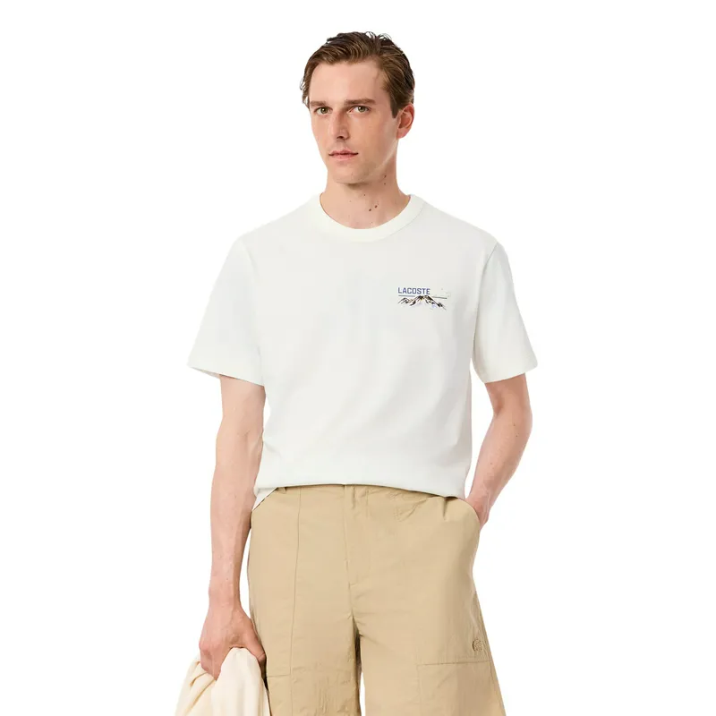 Футболка Lacoste Mountains 2, белый, арт. TH5825