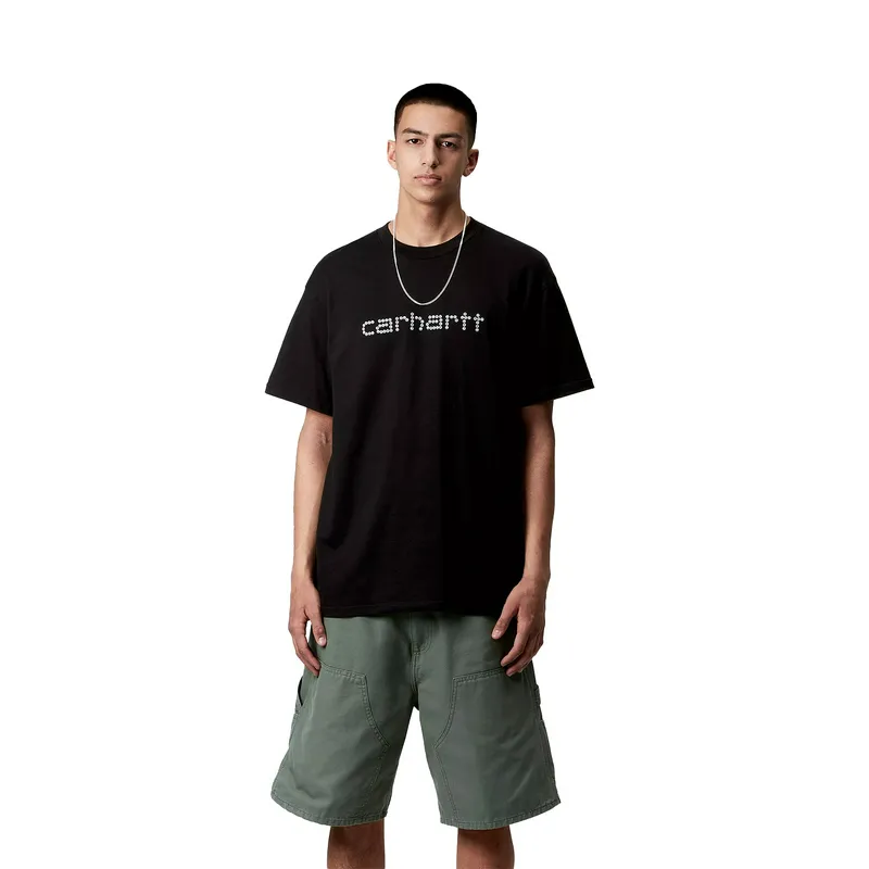 Футболка Carhartt WIP S/S Rivet Script, черный, арт. CTI034396