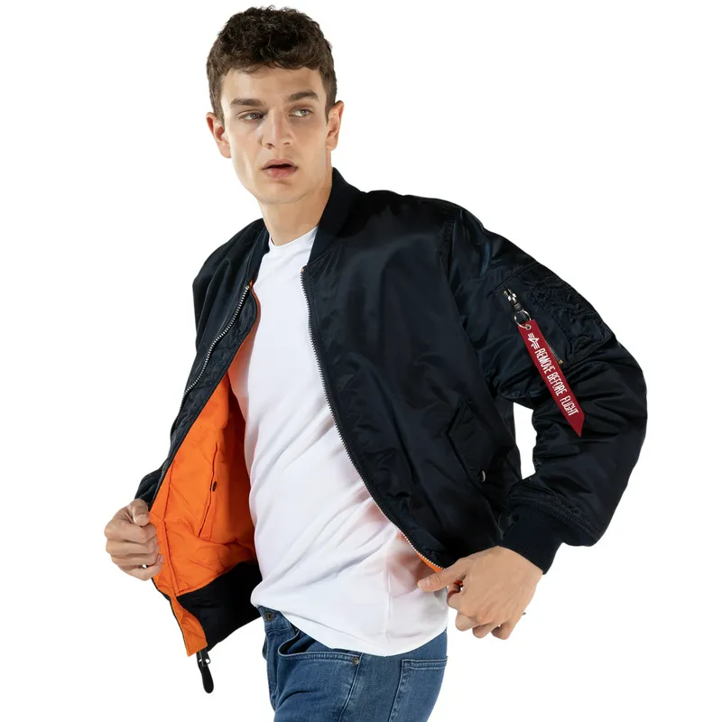 Куртка Alpha Industries MA-1 Flight Jacket, синий, арт. AIMJM21000C1