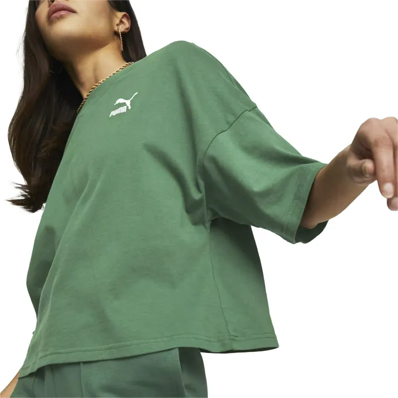 Футболка Puma Classics Oversized Tee, зеленый, арт. PM538052