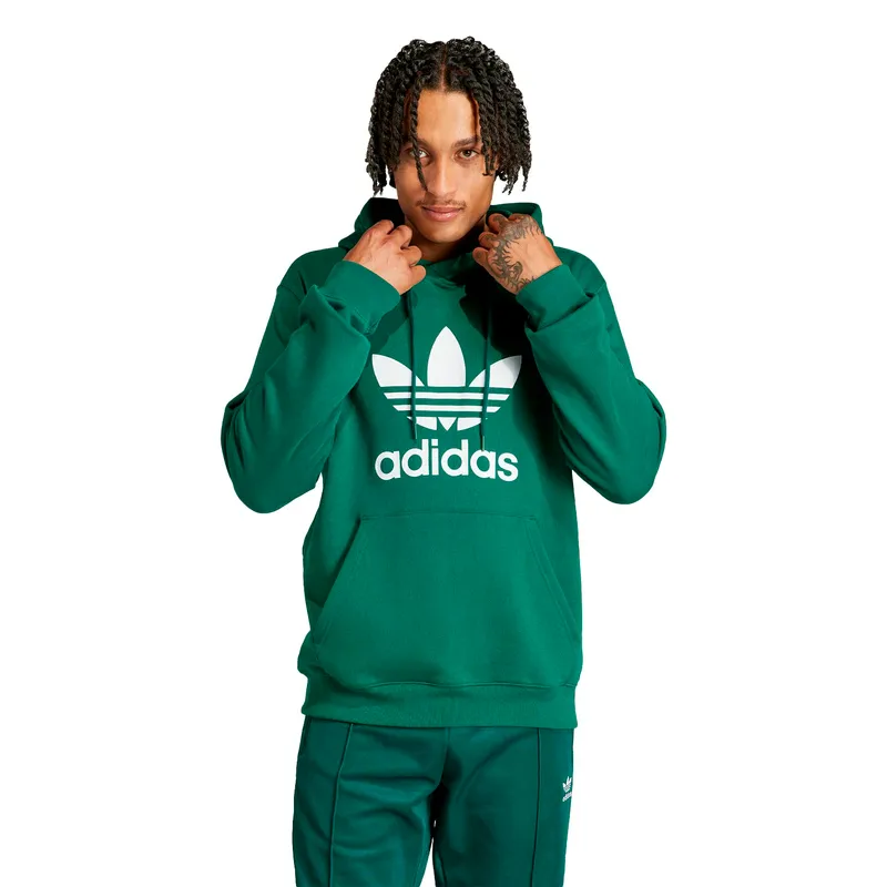 Толстовка Adidas Trefoil Hoody, зеленый, арт. ADIM9407