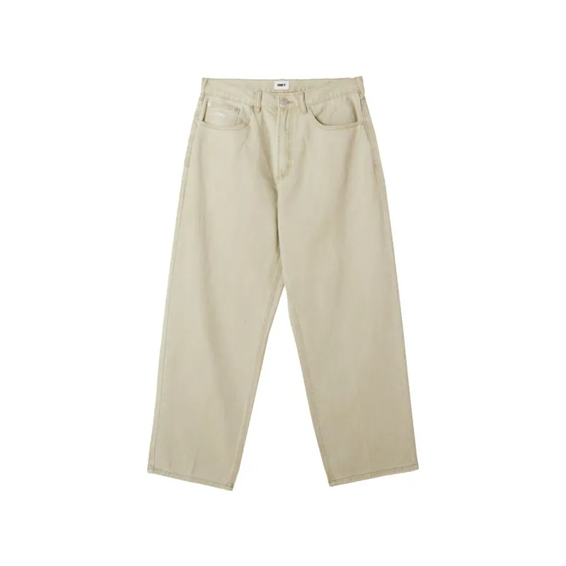 Брюки Obey Bigwig Baggy Denim, бежевый, арт. OB142010103