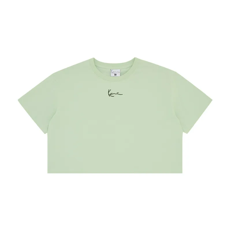 Футболка Karl Kani Small Signature Essential Crop Tee, зеленый, арт. KKKWTE05110506