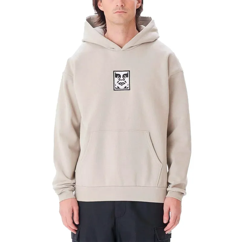 Толстовка Obey Icon Extra Heavy Hood II, бежевый, арт. OB112470196