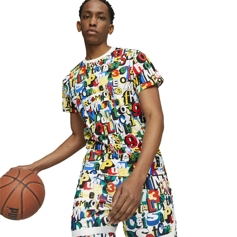 Футболка Puma Trash Talk AOP, разноцветный, арт. PM622077