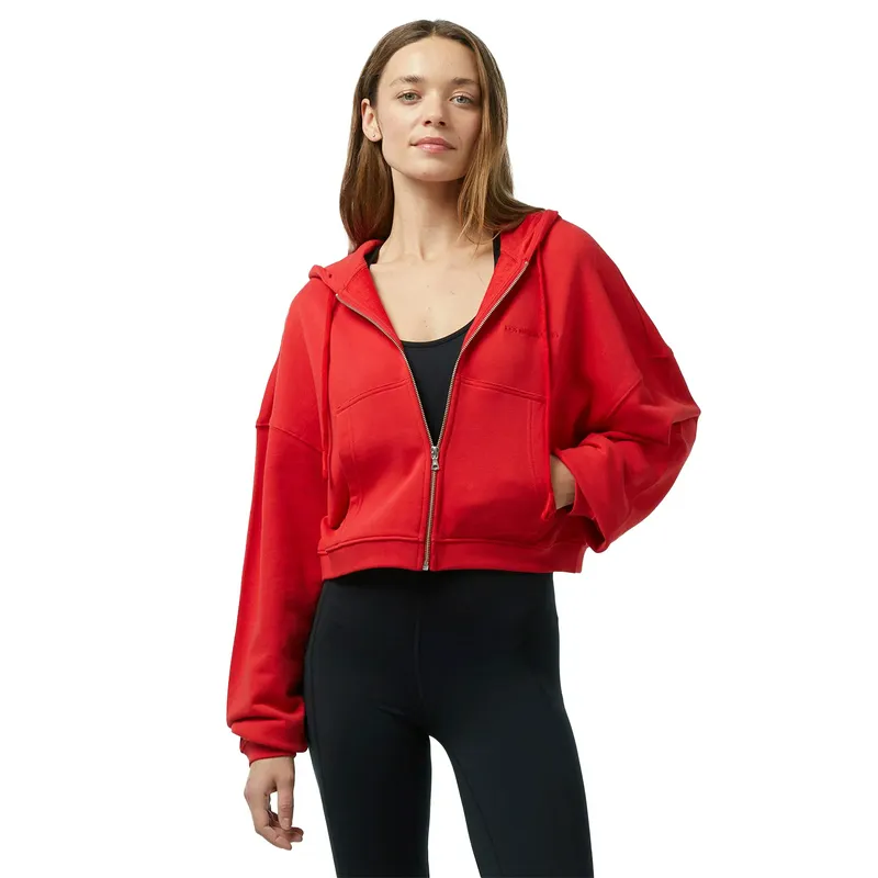 Толстовка Les Benjamins Zip Hoodie, красный, арт. LB24FWESSFUZH