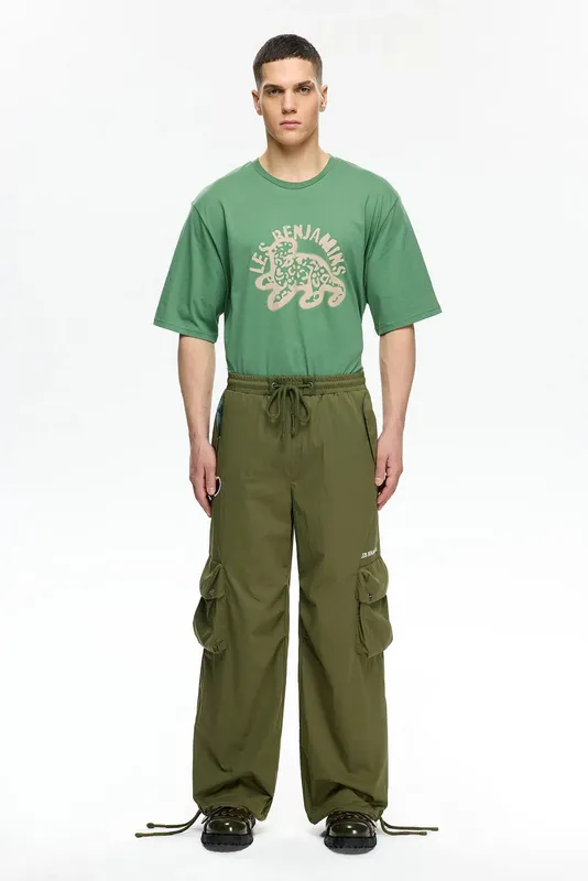 Брюки Les Benjamins Sweatpants, хаки, арт. LB25SSUNLMUTP