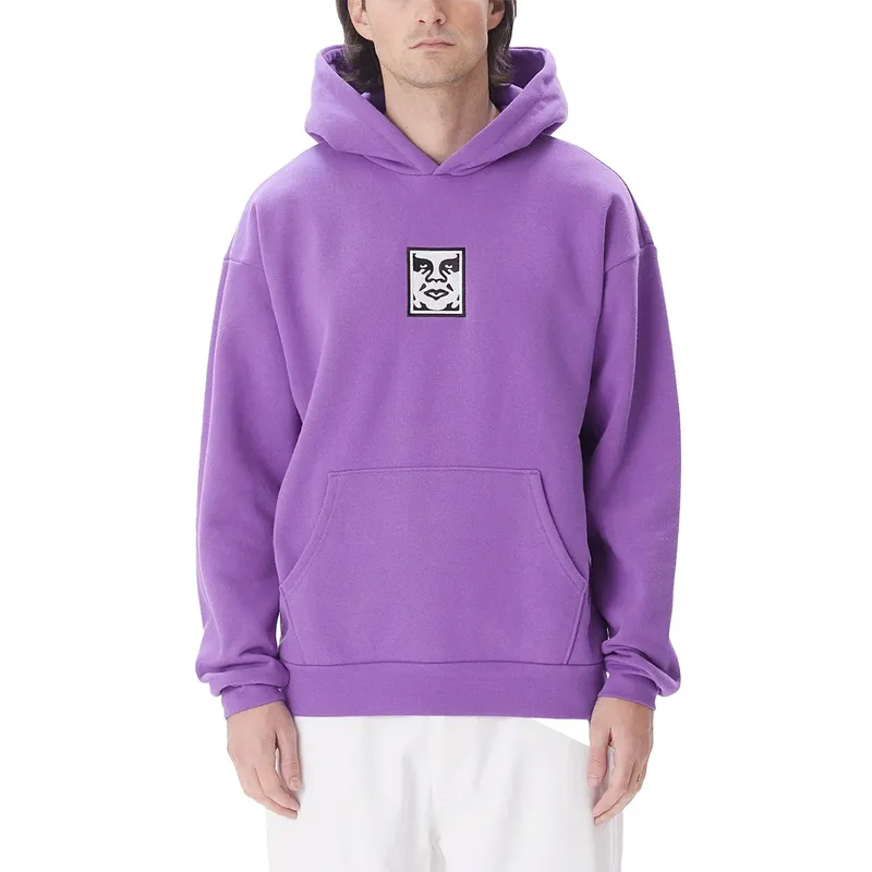 Толстовка Obey Icon Extra Heavy, фиолетовый, арт. OB112470196