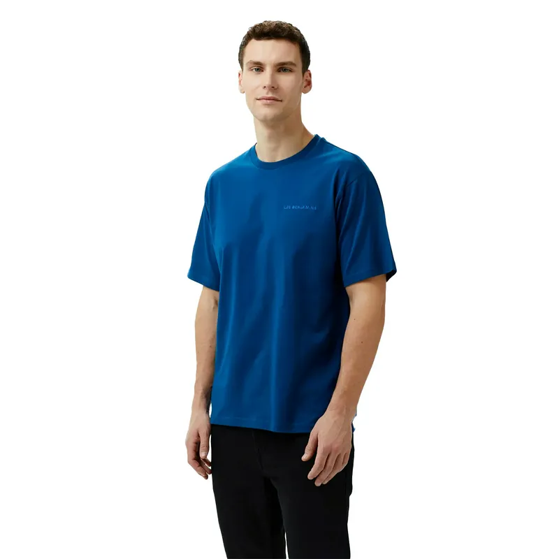 Футболка Les Benjamins SHORT SLEEVE TEE 302, синий, арт. LB24FWESSMUTS