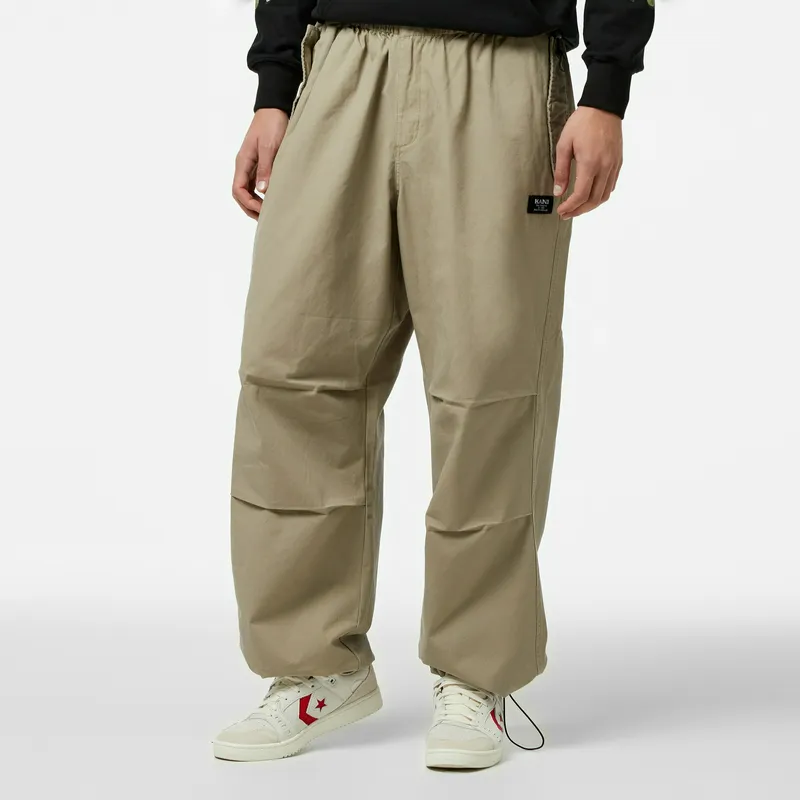 Брюки Karl Kani Woven Retro Washed Parachute, зеленый, арт. KKKU2410052