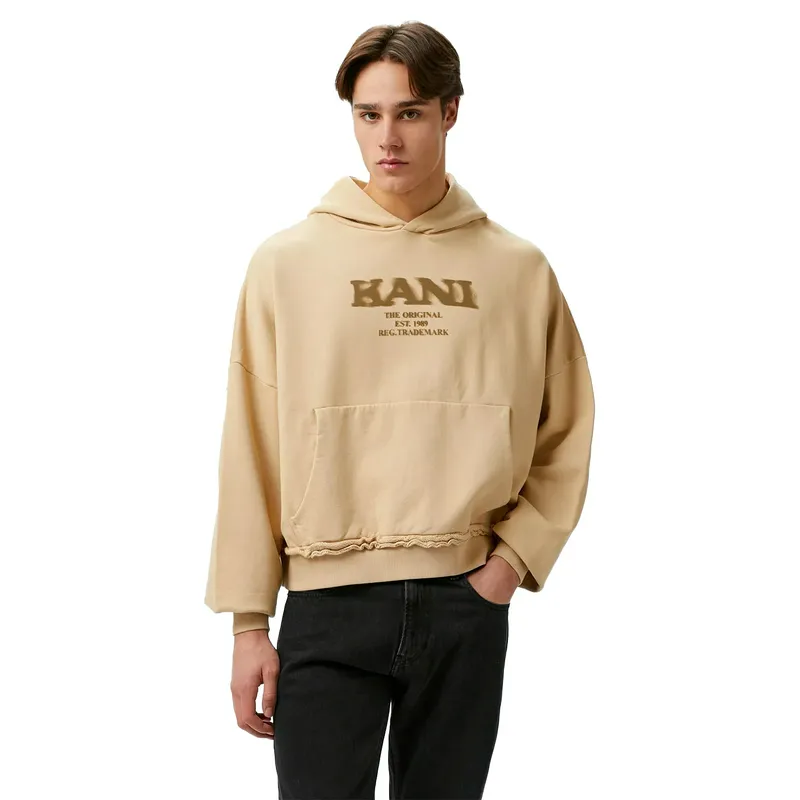 Толстовка Karl Kani Retro Sprayed Os Hoodie, коричневый, арт. KKKM2430301