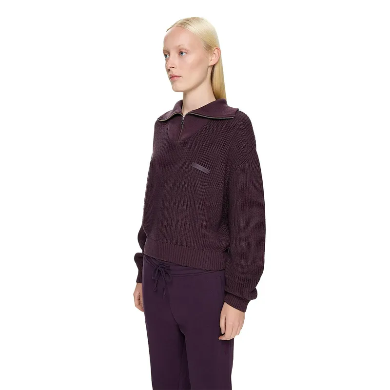 Свитер Les Benjamins Knitwear, фиолетовый, арт. LB24FWESSFUKN