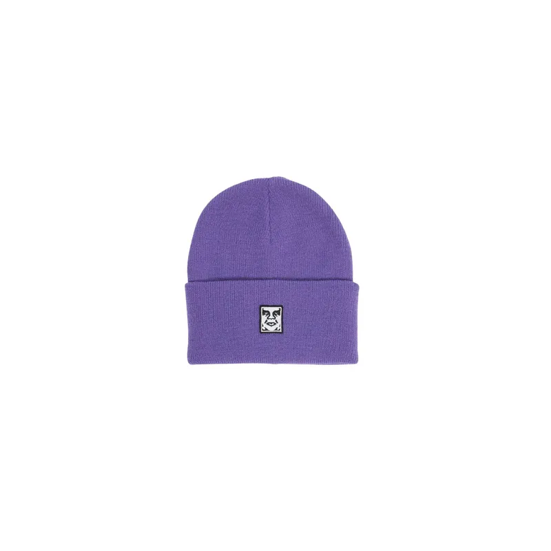 Шапка Obey Icon Patch Cuff Beanie, фиолетовый, арт. OB100030198