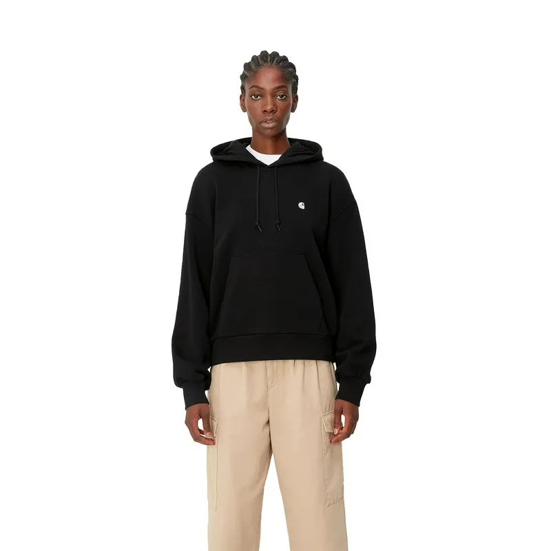 Толстовка Carhartt WIP Hooded Casey, черный, арт. CTI032644