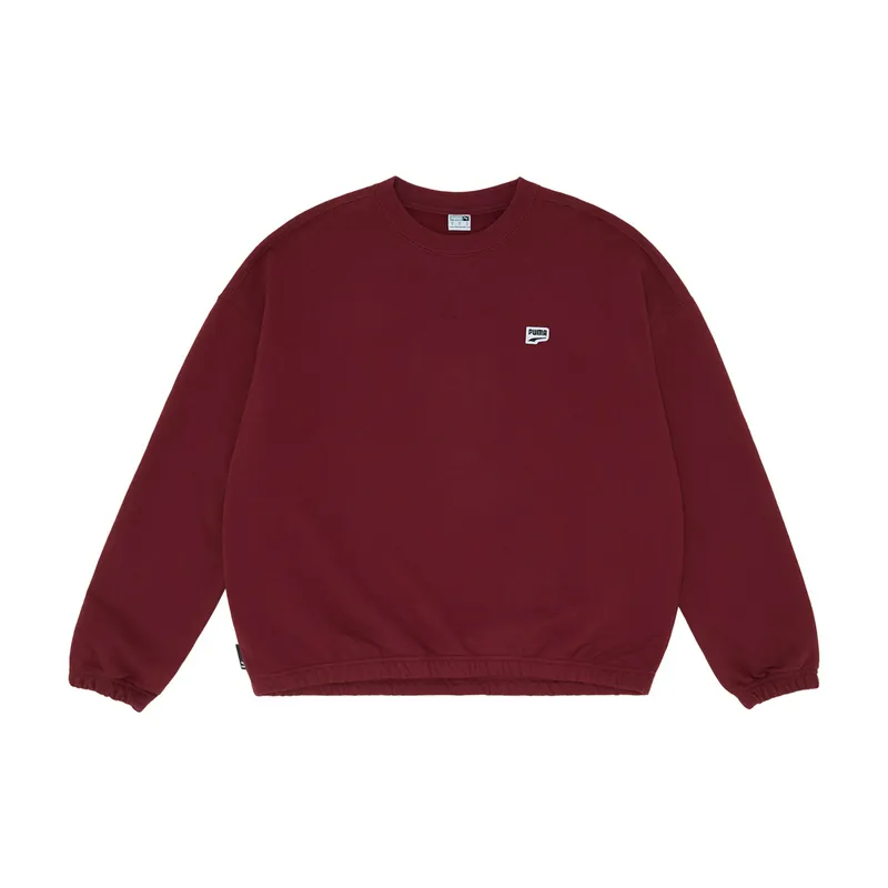 Толстовка Puma DOWNTOWN оверсайз, бордовый, арт. PM621455