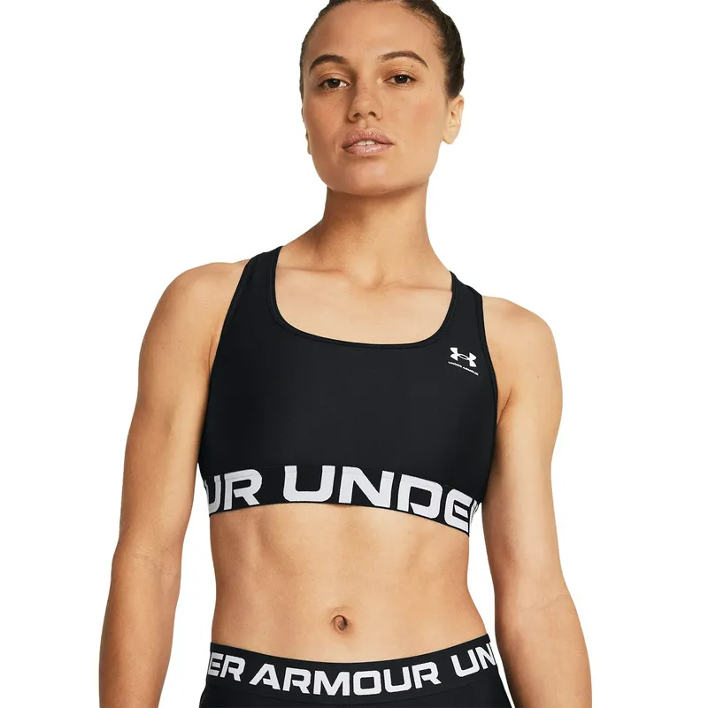 Топ Under Armour HeatGear Armour Mid Branded, черный, арт. UA1383544