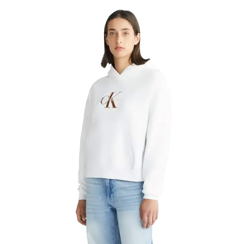 Толстовка Calvin Klein Premium Monologo, белый, арт. CKJ20J221953
