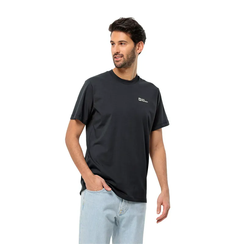 Футболка Jack Wolfskin Essential T, черный, арт. JW1808382