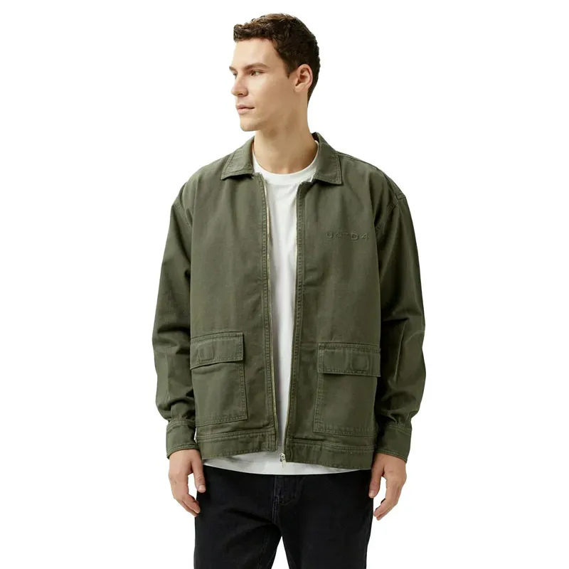 Куртка United 4 Washed Denim Zip, хаки, арт. UNU4WDJ