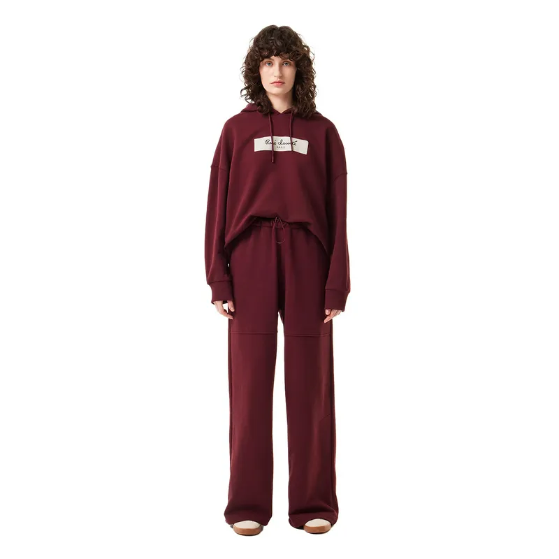 Брюки с высокой талией Lacoste, бордовый, арт. XF2507R