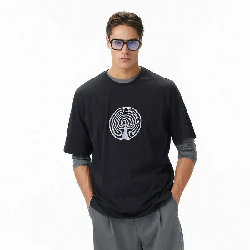 Футболка Les Benjamins Oversized Tee 011, черный, арт. LB25FWTURMUOT