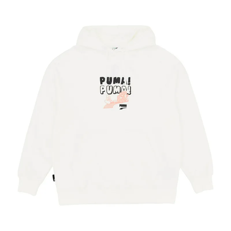 Толстовка Puma Downtown Oversized Graphic, белый, арт. PM535747