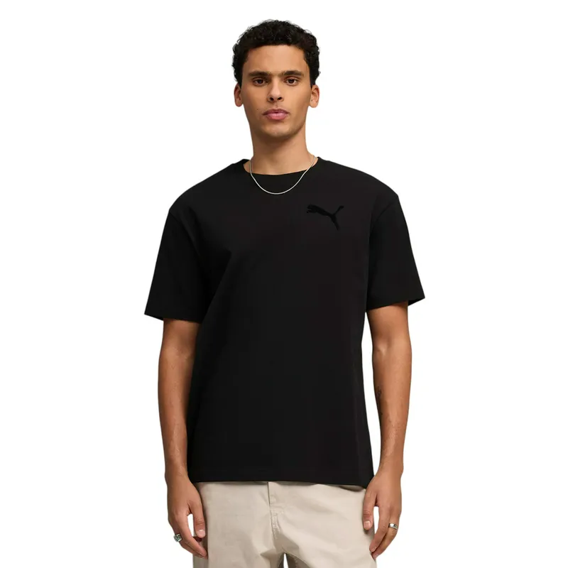 Футболка Puma Essentials Elevated Cat Logo, черный, арт. PM634391