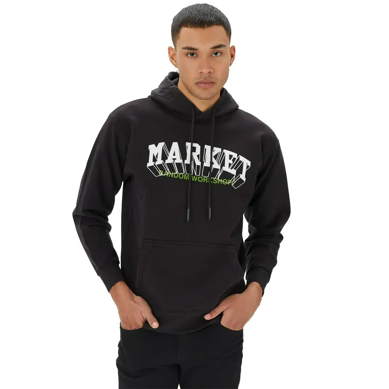 Толстовка Market Pullover Hoodie, черный, арт. MR397000502