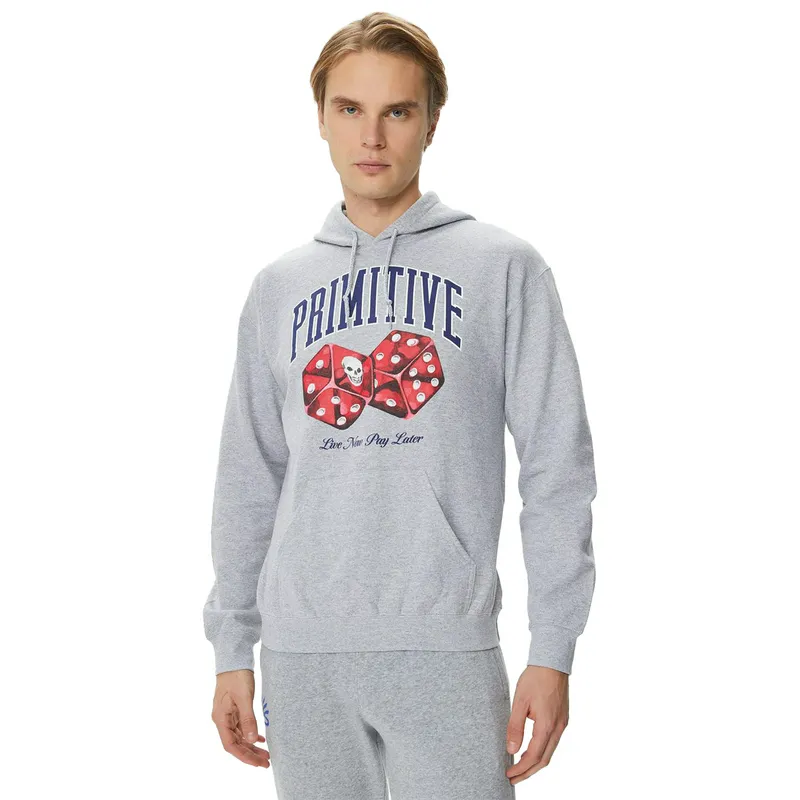 Толстовка Primitive Payday Hood, серый, арт. PRPAPFA2310
