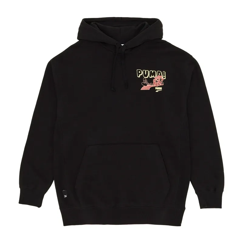 Толстовка Puma Downtown Graphic Hoodie, черный, арт. PM537164