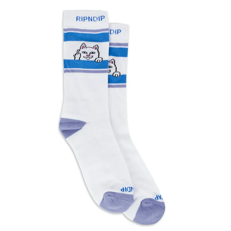 Носки RIPNDIP Peeking Nermal, белый, арт. RND23313