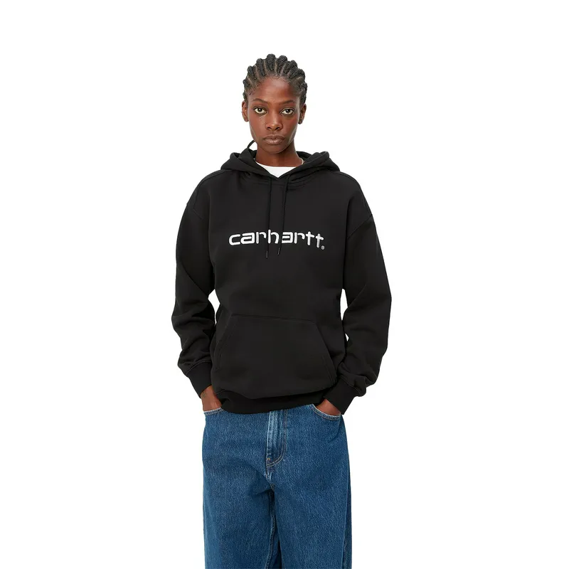 Толстовка Carhartt WIP с капюшоном, черный, арт. CTI033648