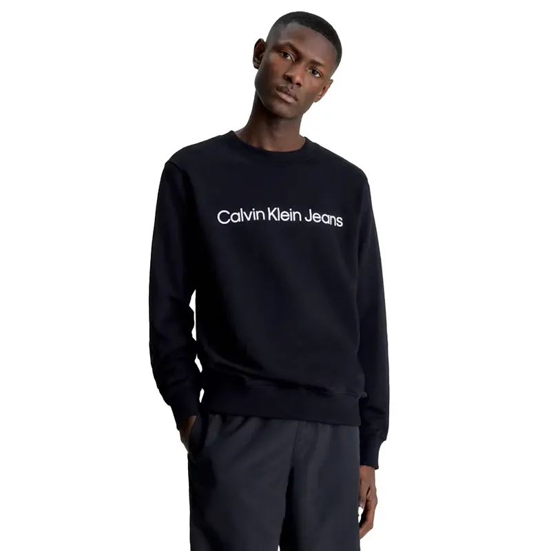 Толстовка Calvin Klein Core Institutional Logo, черный, арт. CKJ30J322549