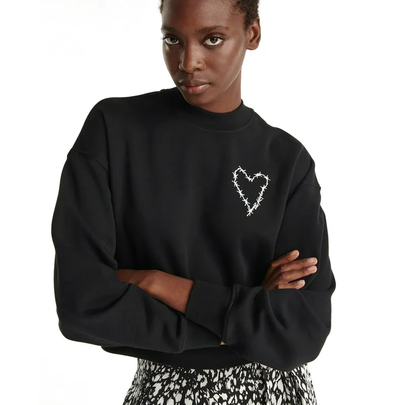 Толстовка The Kooples, черный, арт. FSWE23023K