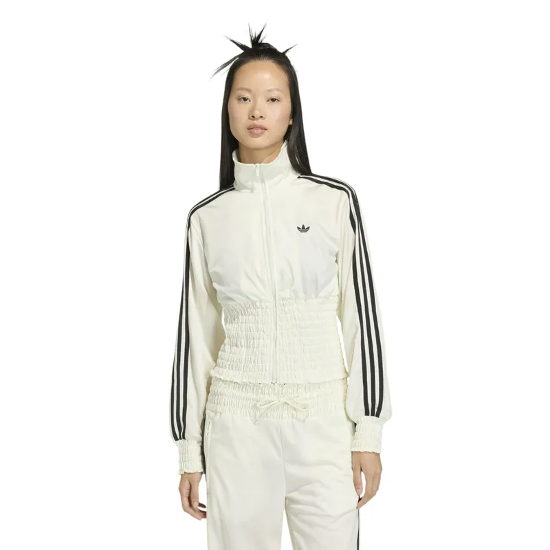 Толстовка Adidas Smocked Firebird, белый, арт. ADKE3436