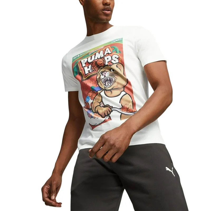 Футболка Puma Dylan Cereal Box Tee, белый, арт. PM622748