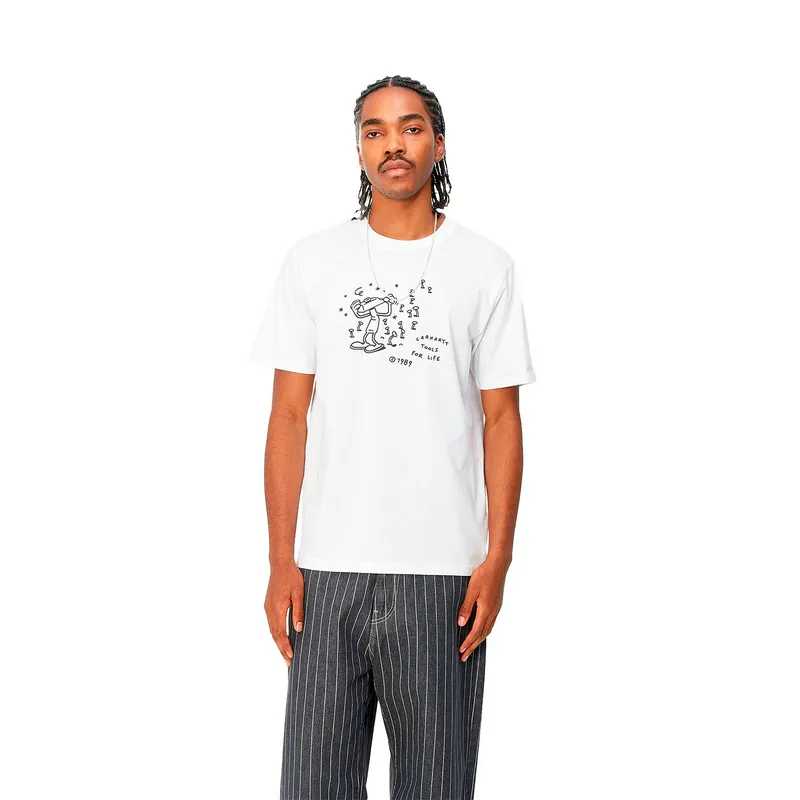 Футболка Carhartt WIP S/S Tools For Life, белый, арт. CTI033262