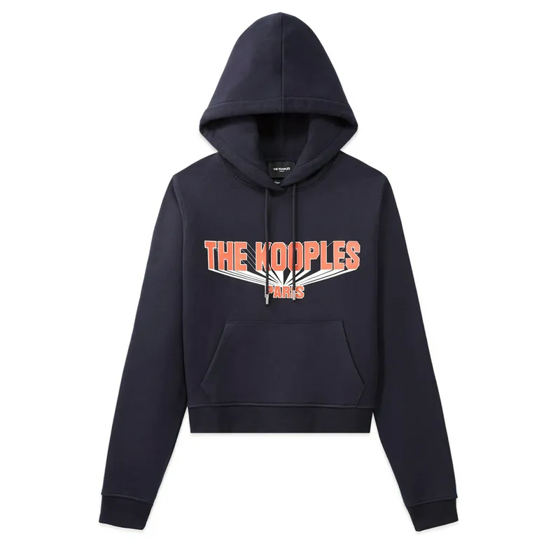 Толстовка The Kooples, синий, арт. FSWE24017K