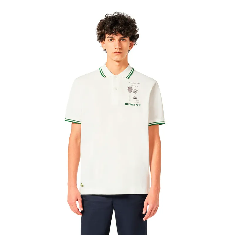 Поло Lacoste, белый, арт. PH8008