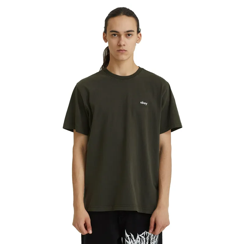 Футболка Obey Lowercase Pigment Tee SS, коричневый, арт. OB131080353