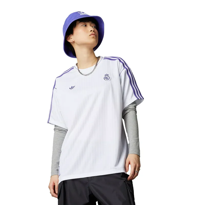 Футболка Adidas Real Icon JSY, голубой, арт. ADJF2581