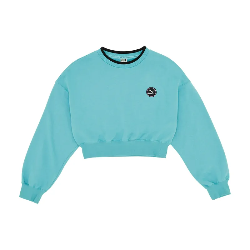 Толстовка Puma SWxP Crew Neck, зеленый, арт. PM533562