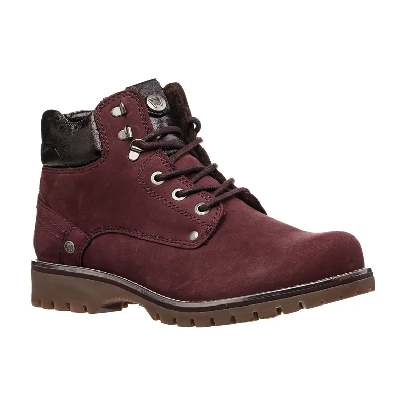 Ботинки Wrangler Alaska Laminated Fur S, бордовый, арт. WRWL92510R