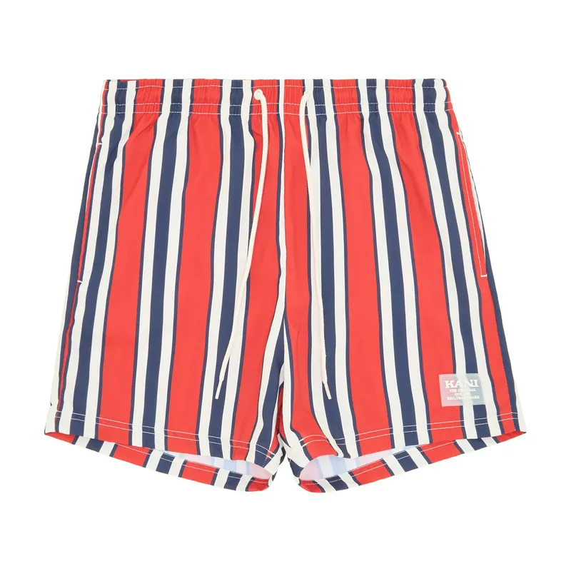 Шорты Karl Kani Retro Striped, красный, арт. KKKMSW0130511