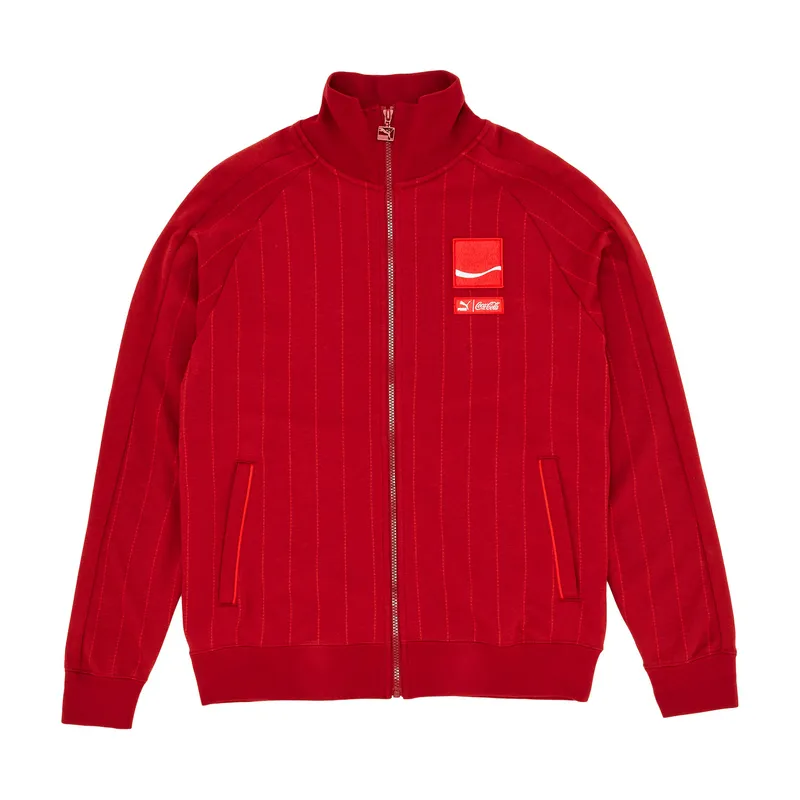 Толстовка Puma X Coca Cola T7 Track Jacket, бордовый, арт. PM536162