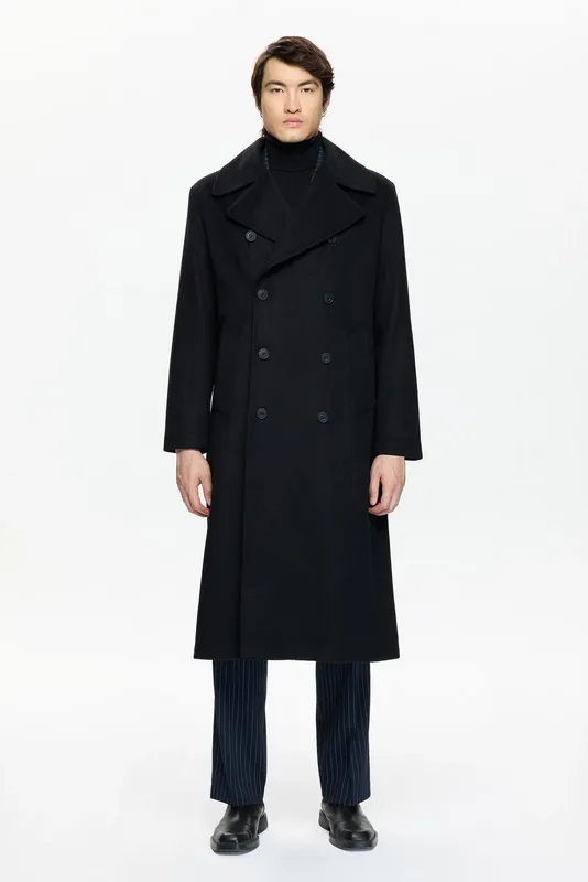 Пальто Les Benjamins Trenchcoat 408, черный, арт. LB25FWCLAMUCA