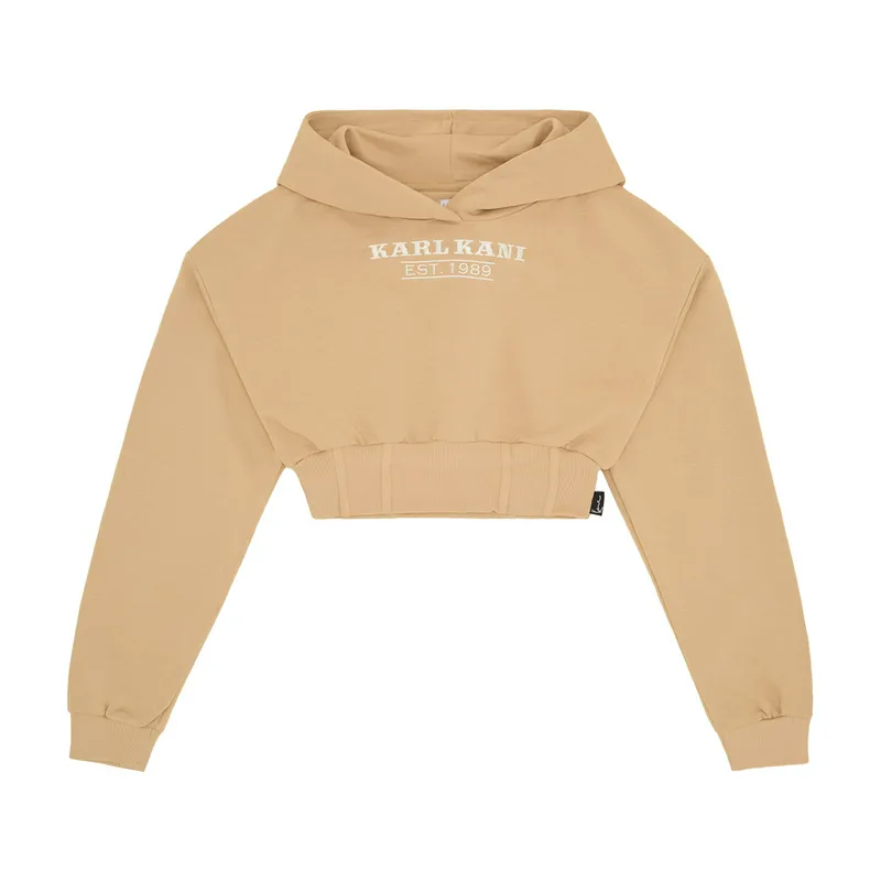 Толстовка Karl Kani Woven Signature Corset Hoodie, коричневый, арт. KKKW2410061