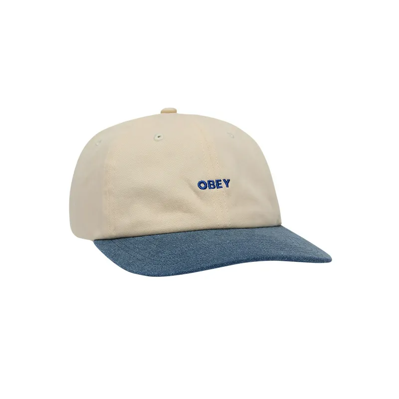 Кепка Obey 2 Tone Bold 6 Panel Strapback, бежевый, арт. OB100580411