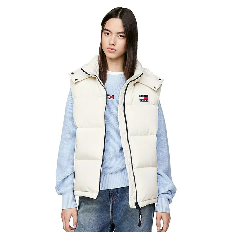 Жилетка с капюшоном Tommy Jeans, бежевый, арт. TMDW0DW14290