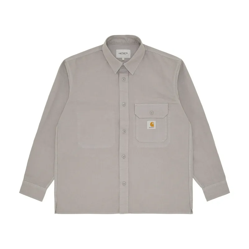 Рубашка Carhartt WIP Reno Shirt Jac, серый, арт. CTI031447